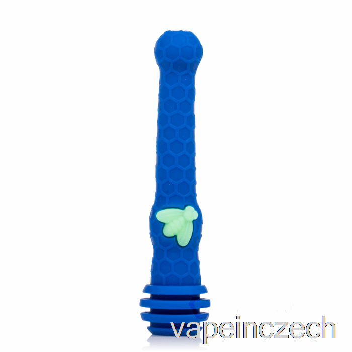Stratus Naběračka Na Med Silikonová Kapka Sláma Navy / Uv Bee (modrá / Uv Zelená Včela) Vape Bez Nikotinu
